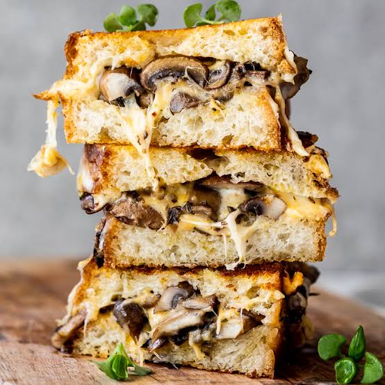 Mushroom Corn Grilled Sandwich